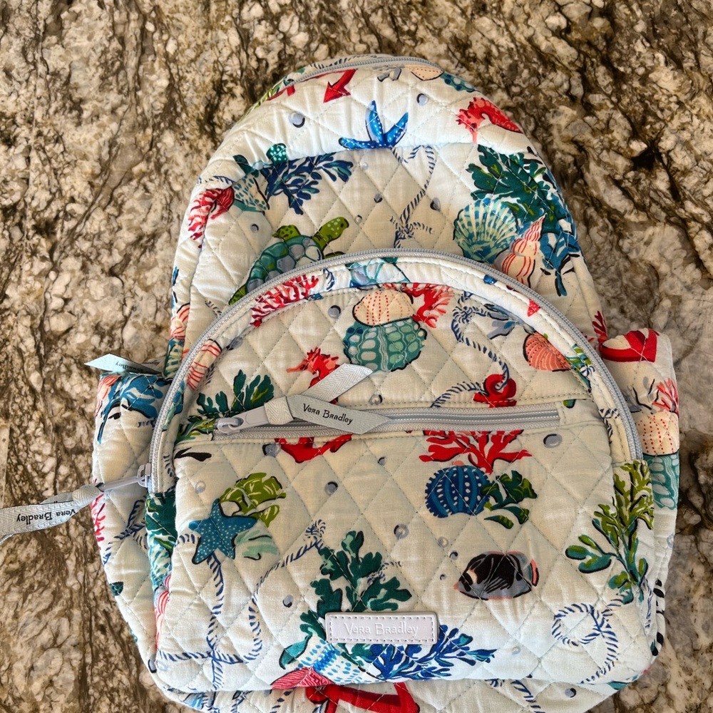 Vera Bradley coastal mini backpack